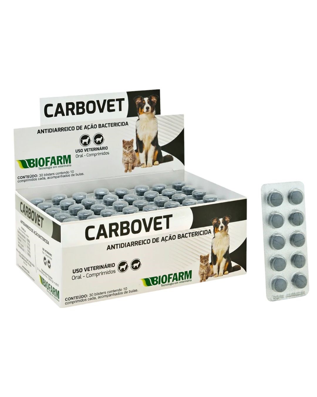 BIO ANTIDIARREICO CARBOVET 30X10UN
