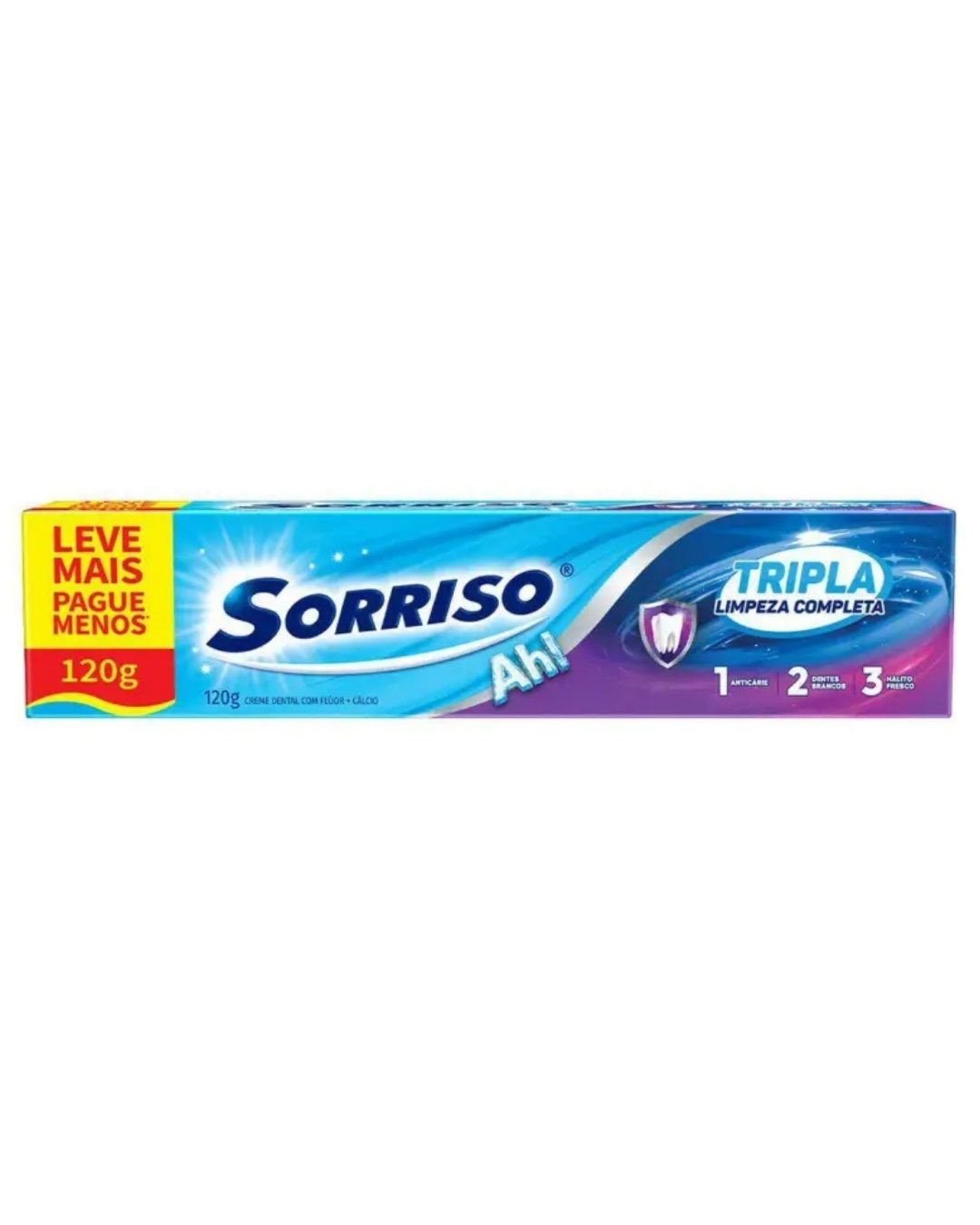 CREME DENTAL 120G SORRISO TRI. LIMP PROM