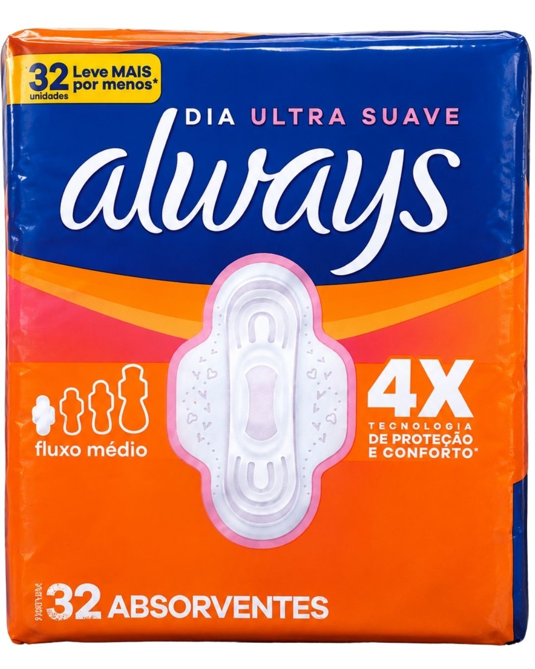 ABS. ALWAYS BAS. SUAVE C/ABAS 32UN
