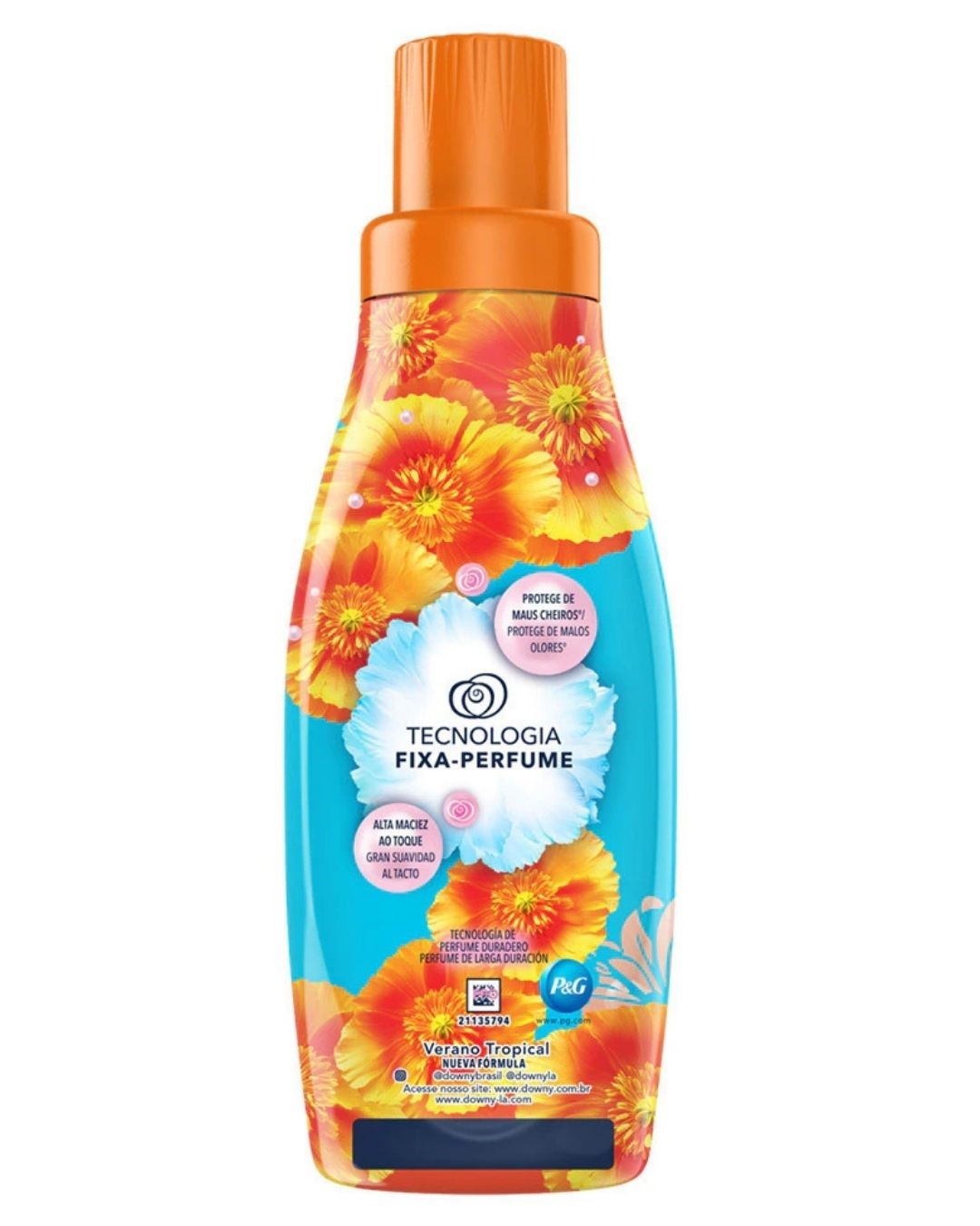 AMACIANTE DOWNY CONC VERAO TROPIC 500ML