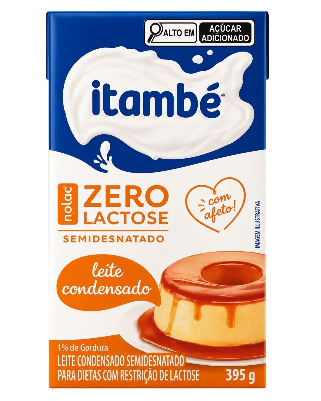 LEITE CONDENSADO NOLAC SEMI ITAMBE 395 G