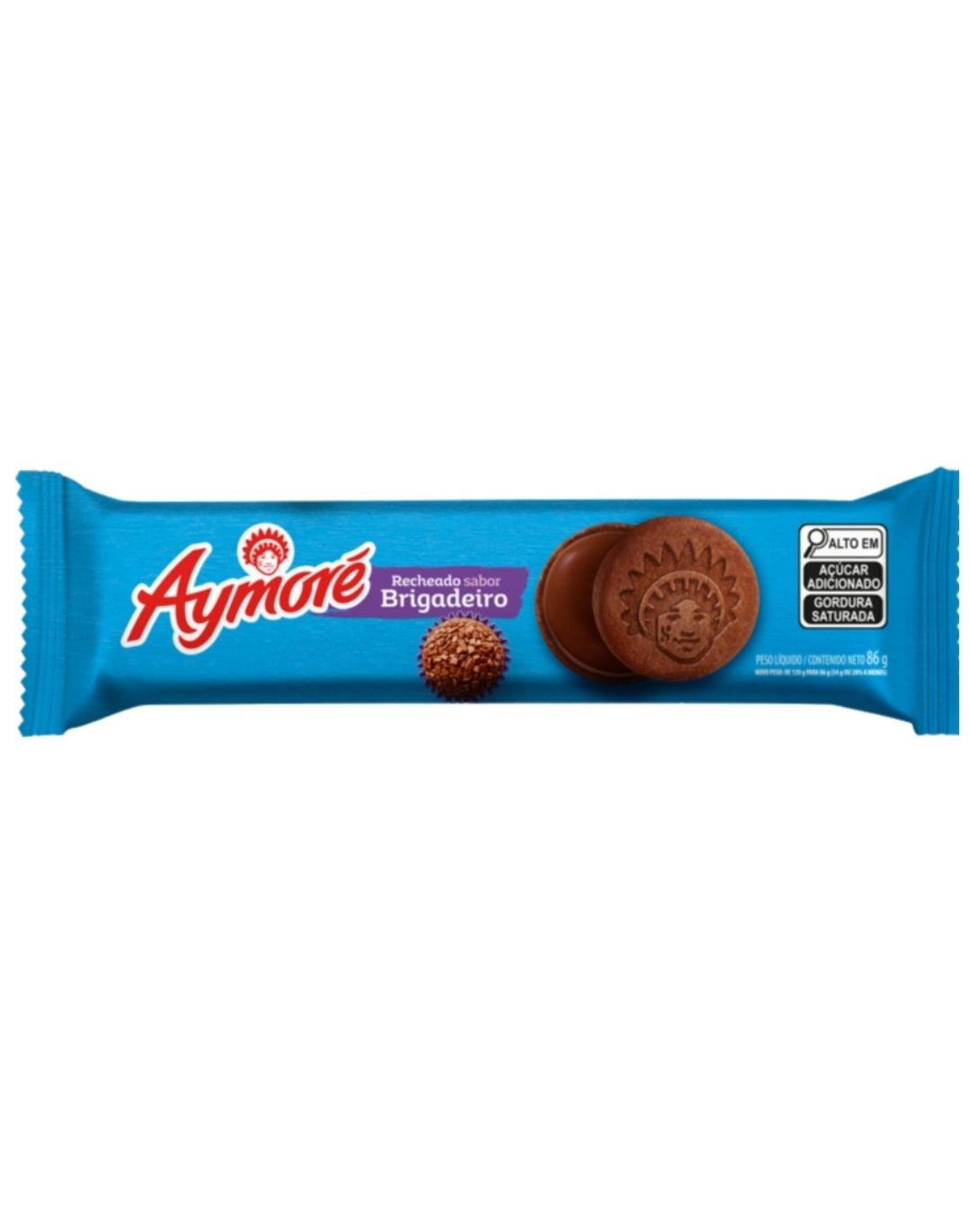 BISCOITO AYMORE 86G BRIGADEIRO