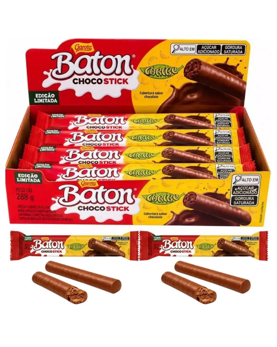 BATON CHOCOSTICK GAROTO CARIBE 24G