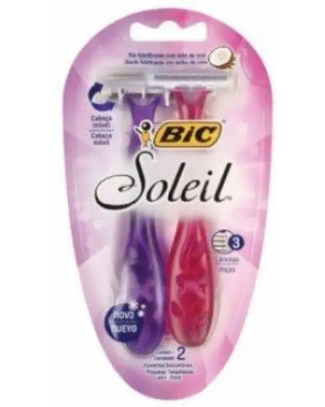 APARELHO BARBEAR BIC SOLEIL FEM 2 C/2
