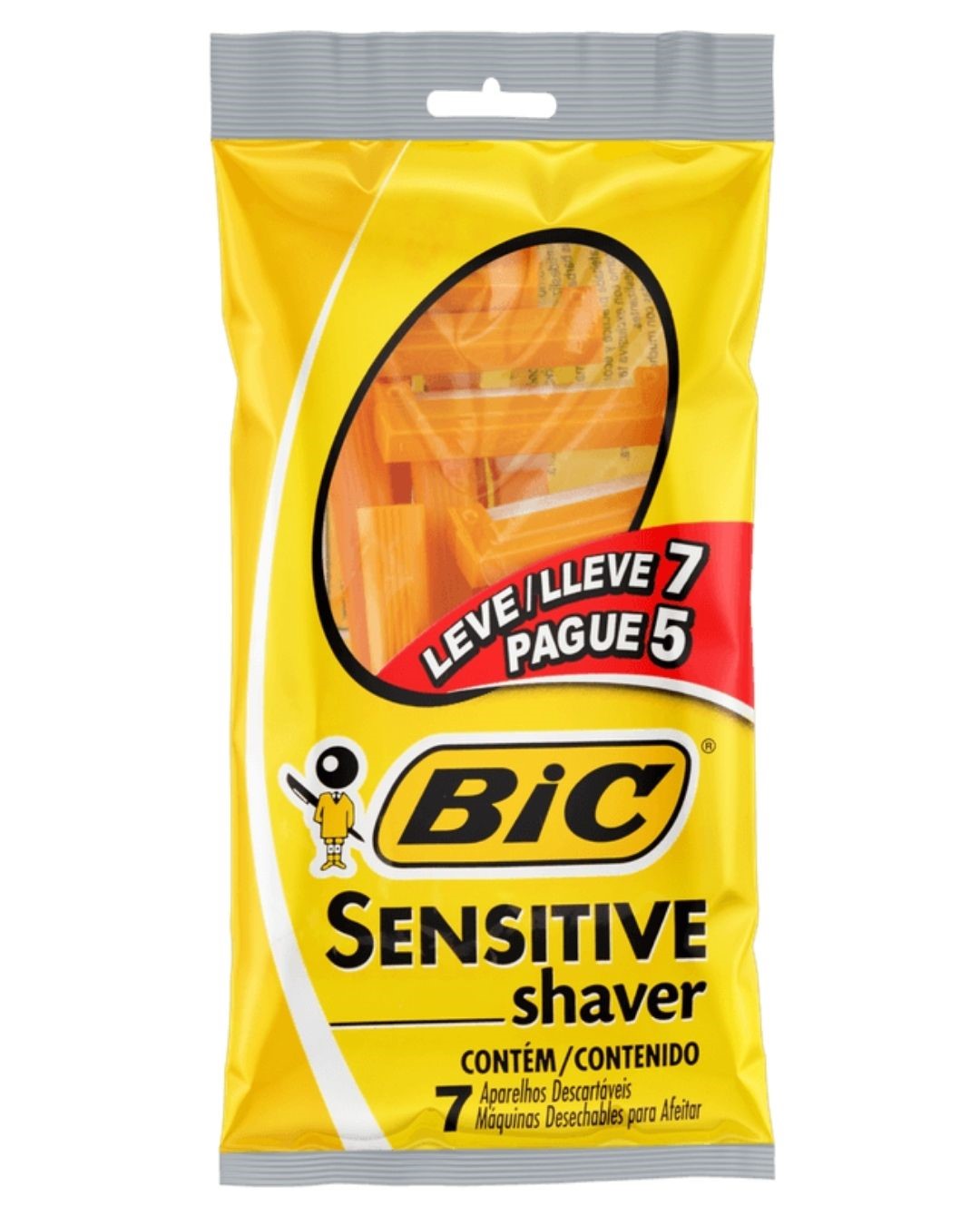 APARELHO BARBEAR BIC MASC SENS LV7PG5