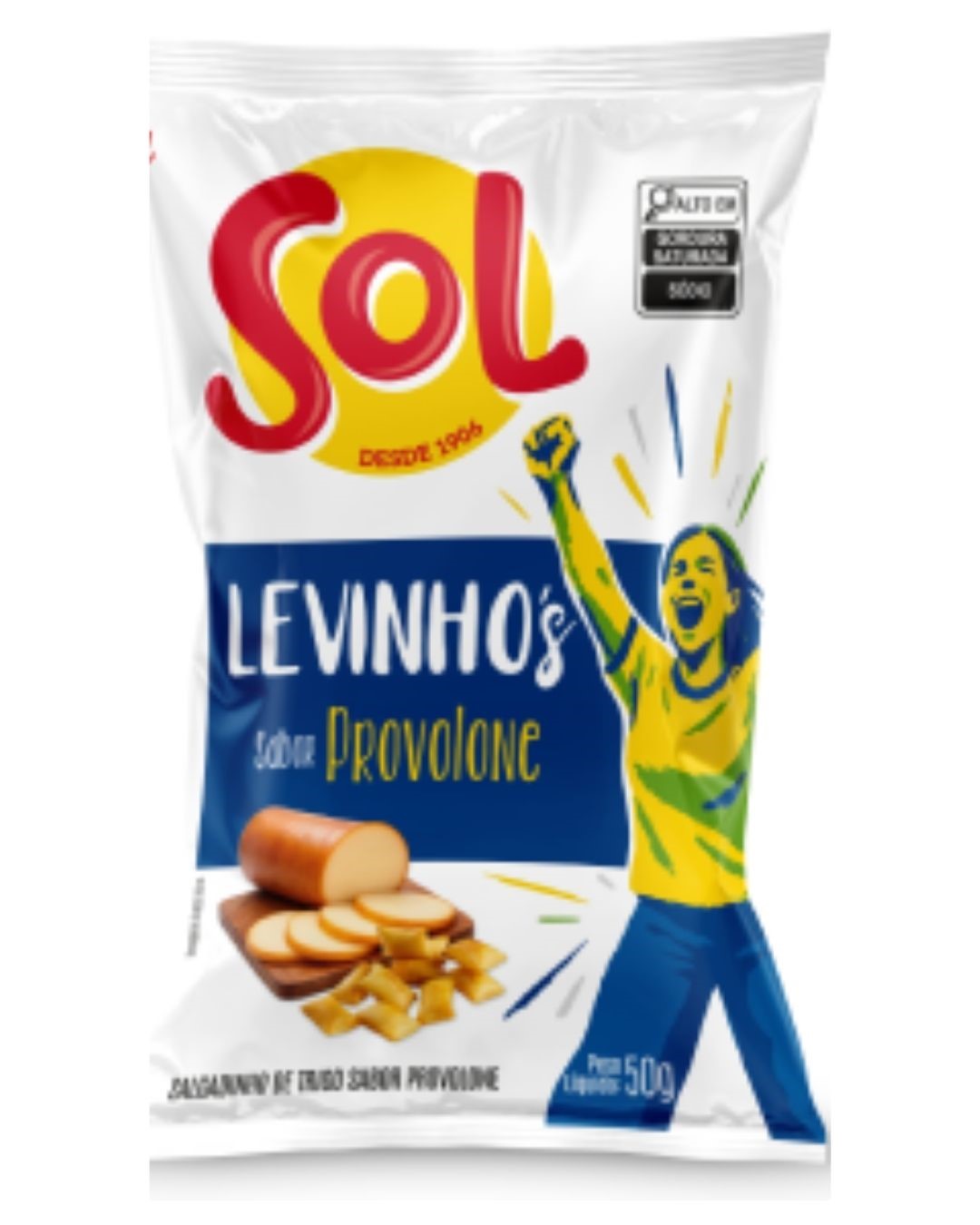 JM SALGADINHO LEVINHOS 50 G PROVOLONE
