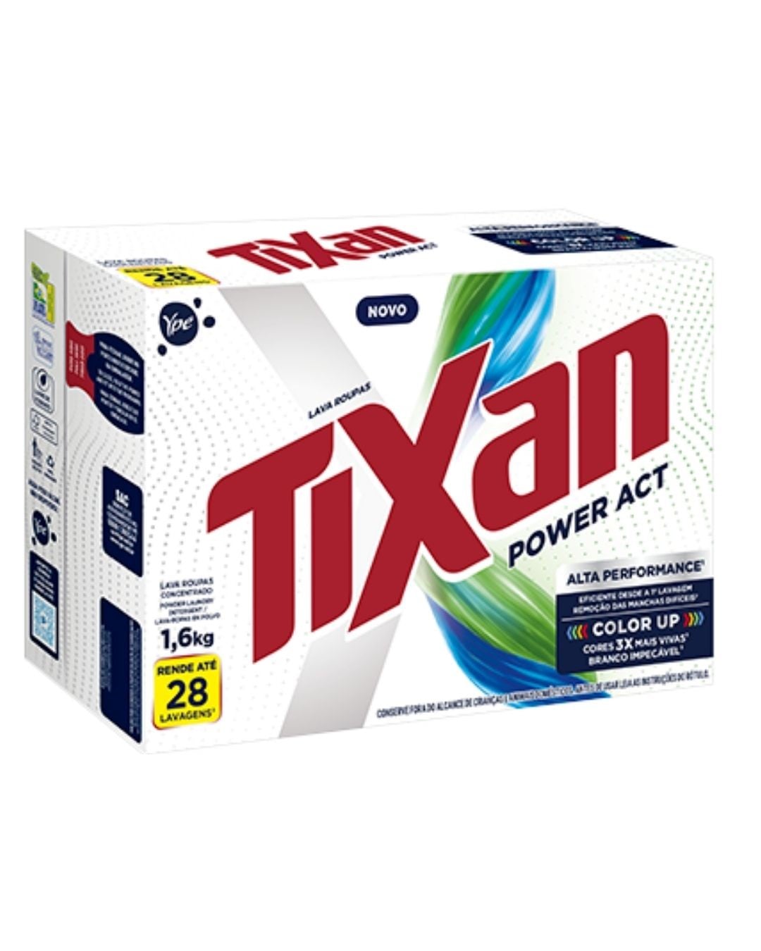 YPE LAVA ROUPAS TIXAN 1,6KG POWER ACT