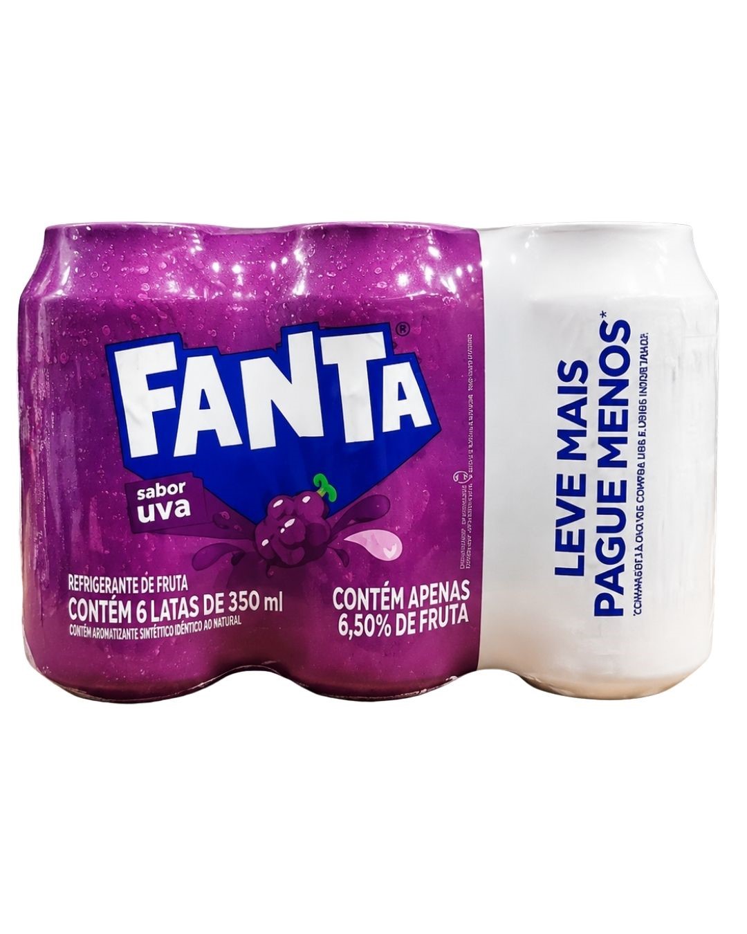 REFRIGERANTE FANTA LT 350ML UVA C-6