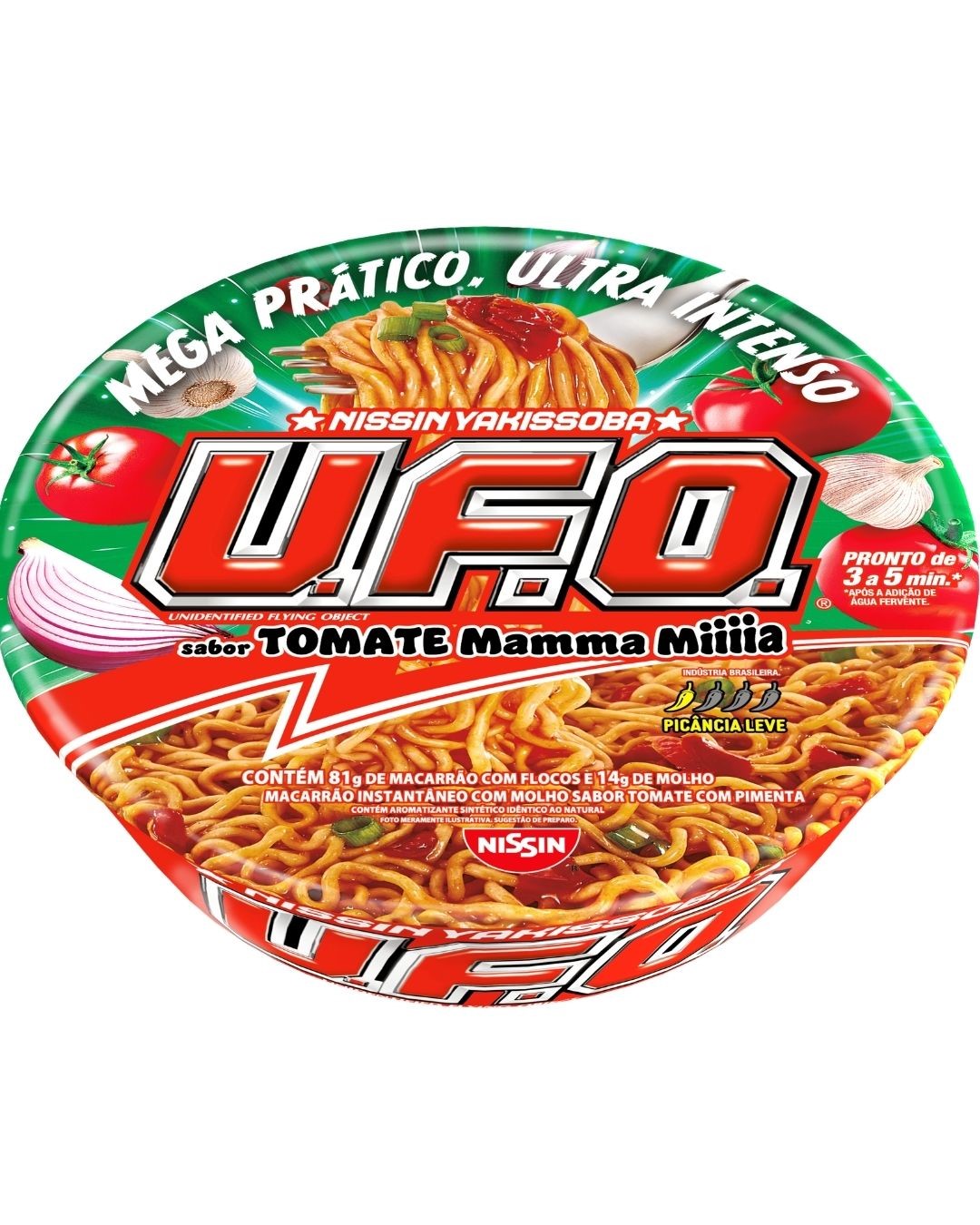 MACARRAO INST.95G NISSIN YAK U.F.O TOMAT