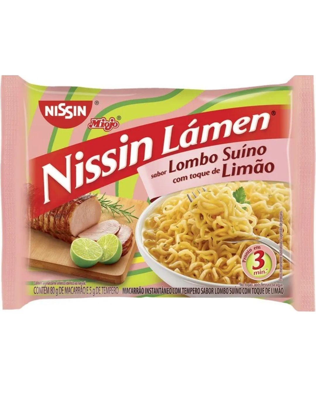 MACARRAO INST. 85 G NISSIN LOMBO SUINO