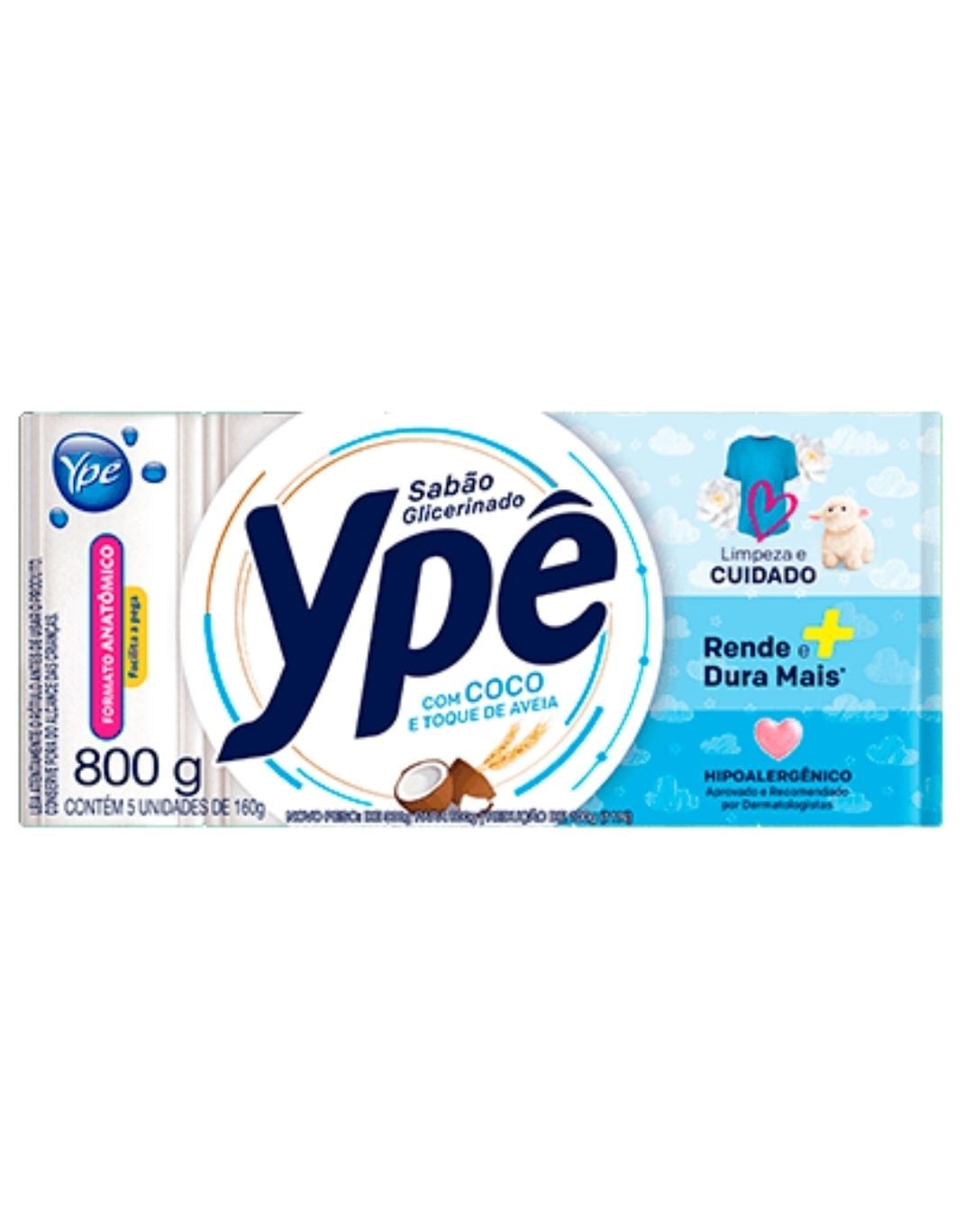 YPE SABAO BARRA COCO 800G