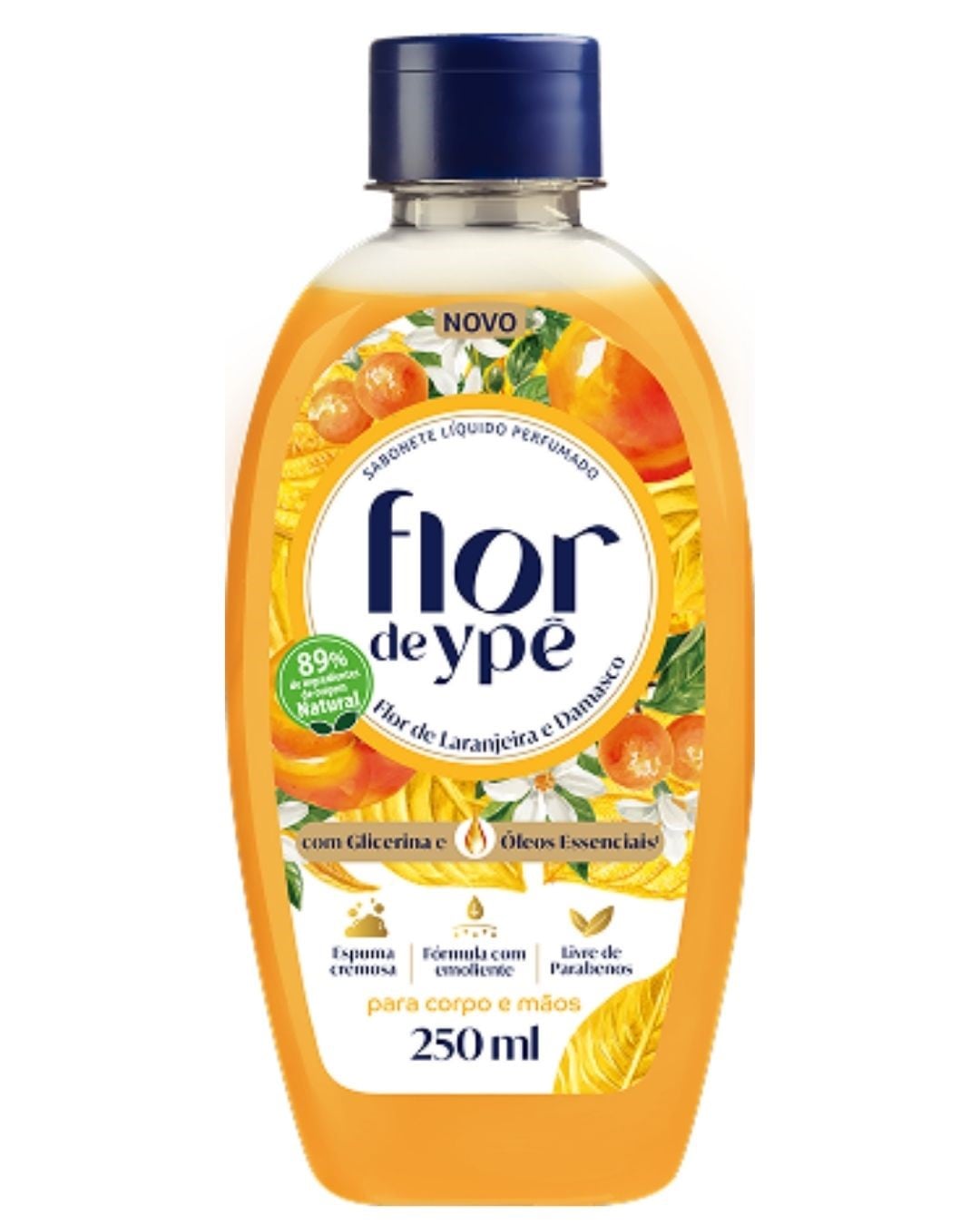 YPE SABONETE FLOR YPE 250ML LQ LARANJ