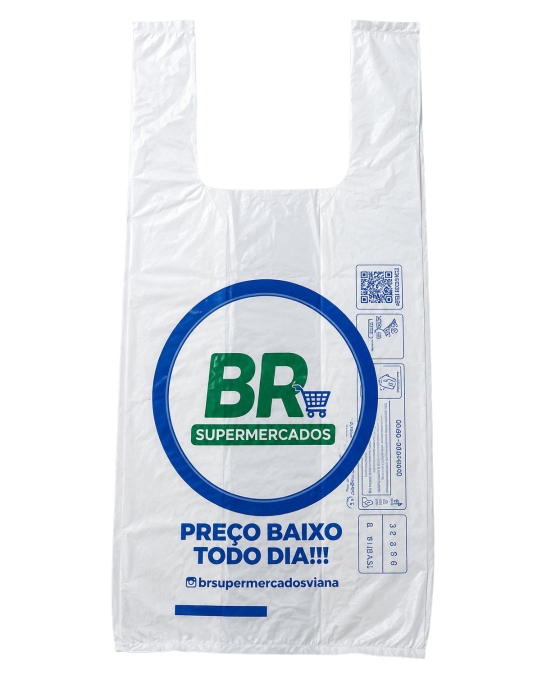 SACOLA PLASTICA 40X50 BR BRANCA C/1000UN
