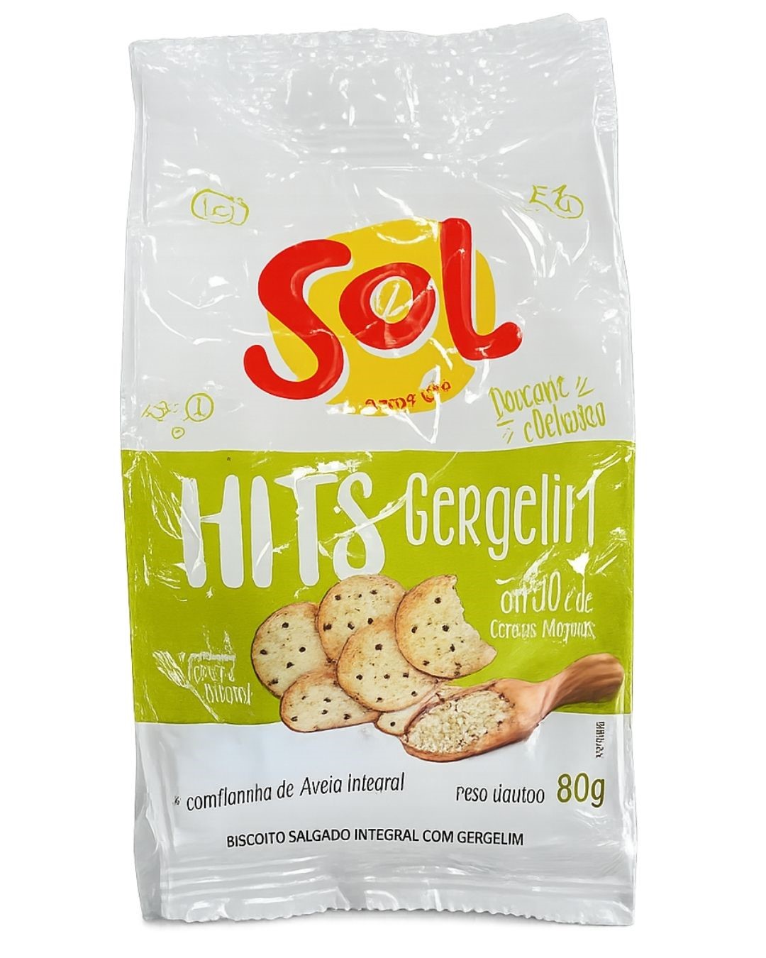 JM BISCOITO SOL HITS INT GERGELIM 80 G