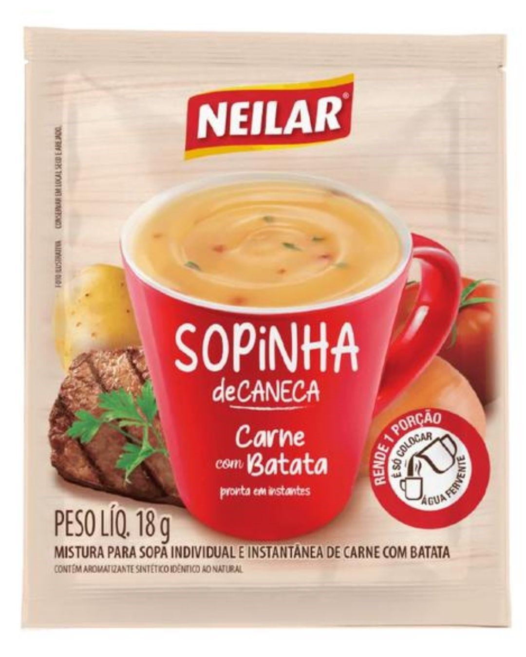 SOPINHA NEILAR 18G CARNE COM BATATA
