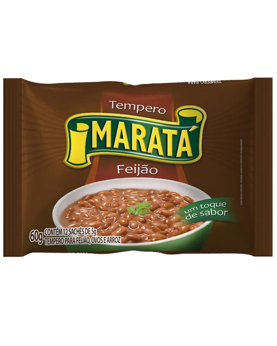 TEMPERO EM PÓ MARATA 12X5G FEIJAO