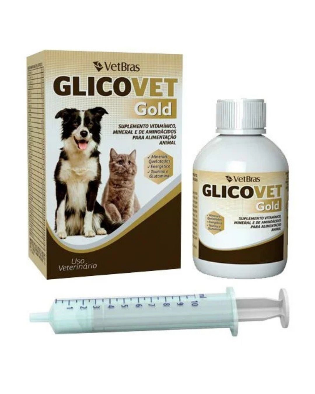 VET SUPLEMENTO GLICOVET GOLD 120ML