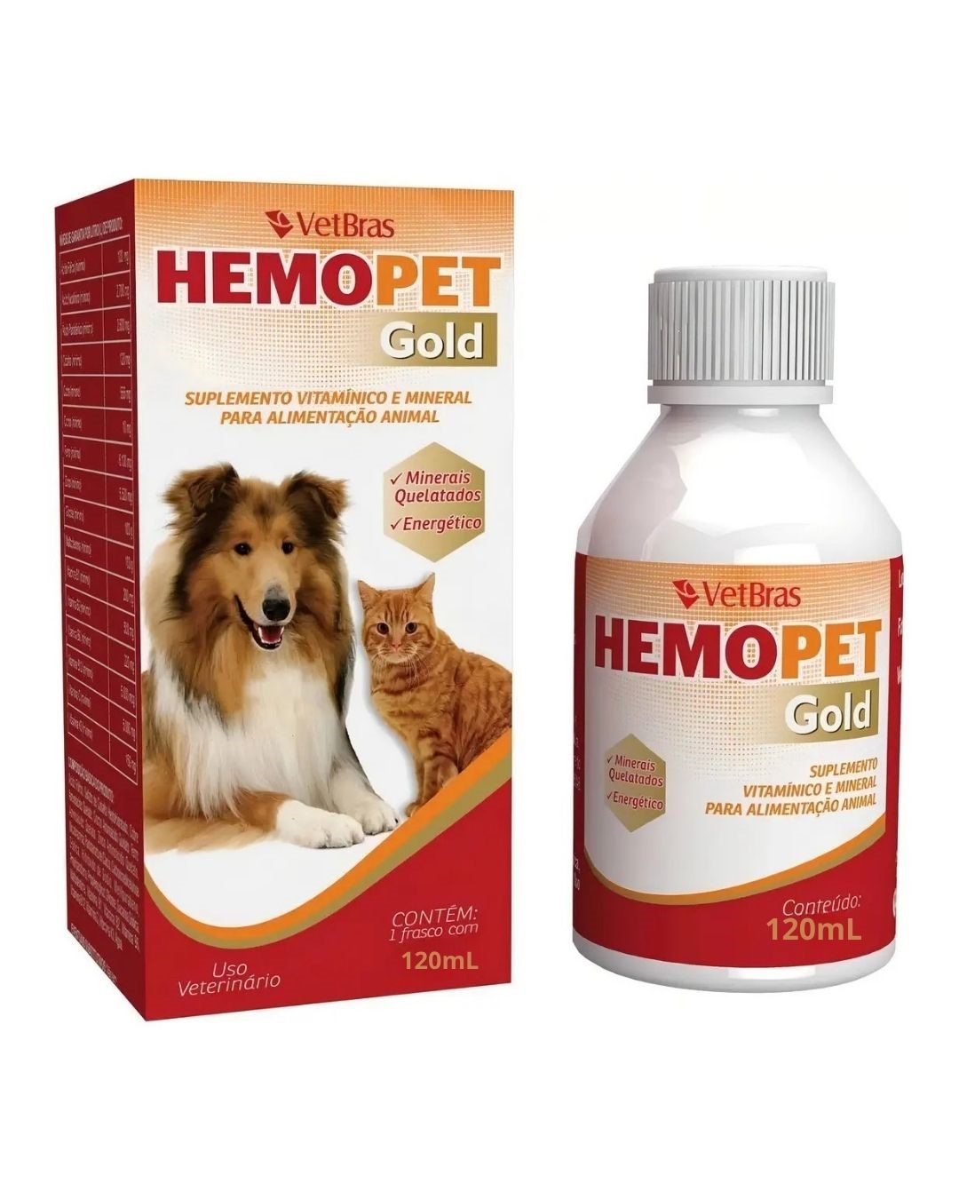 VET SUPLEMENTO HEMOPET GOLD 120ML