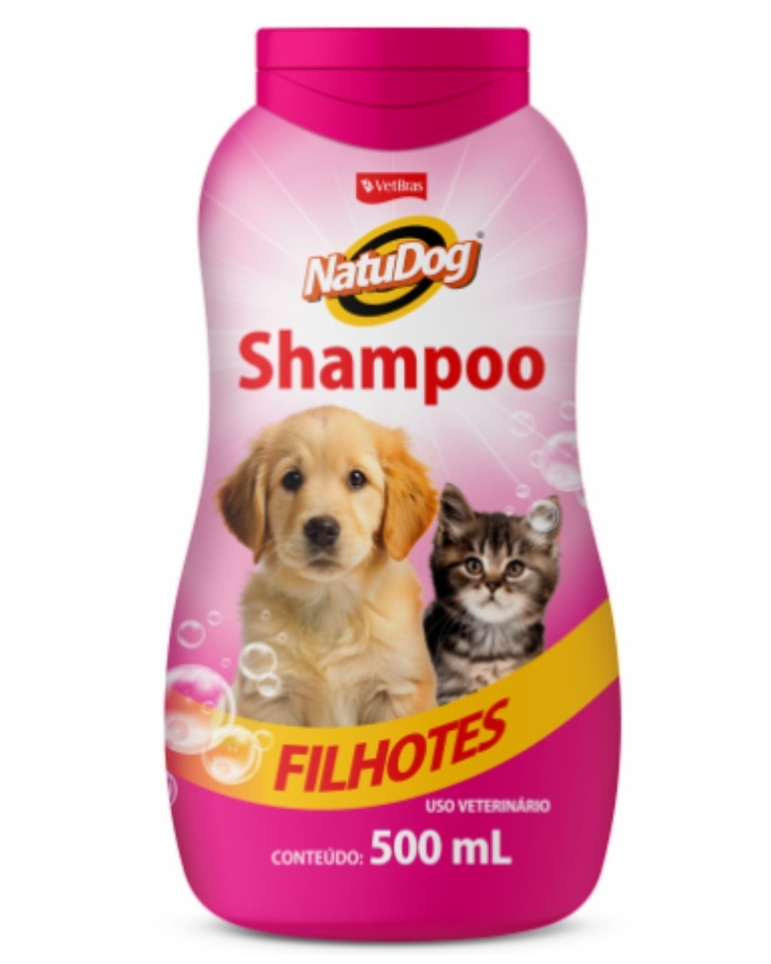 VET SHAMPOO NATUDOG 500ML FILHOTES