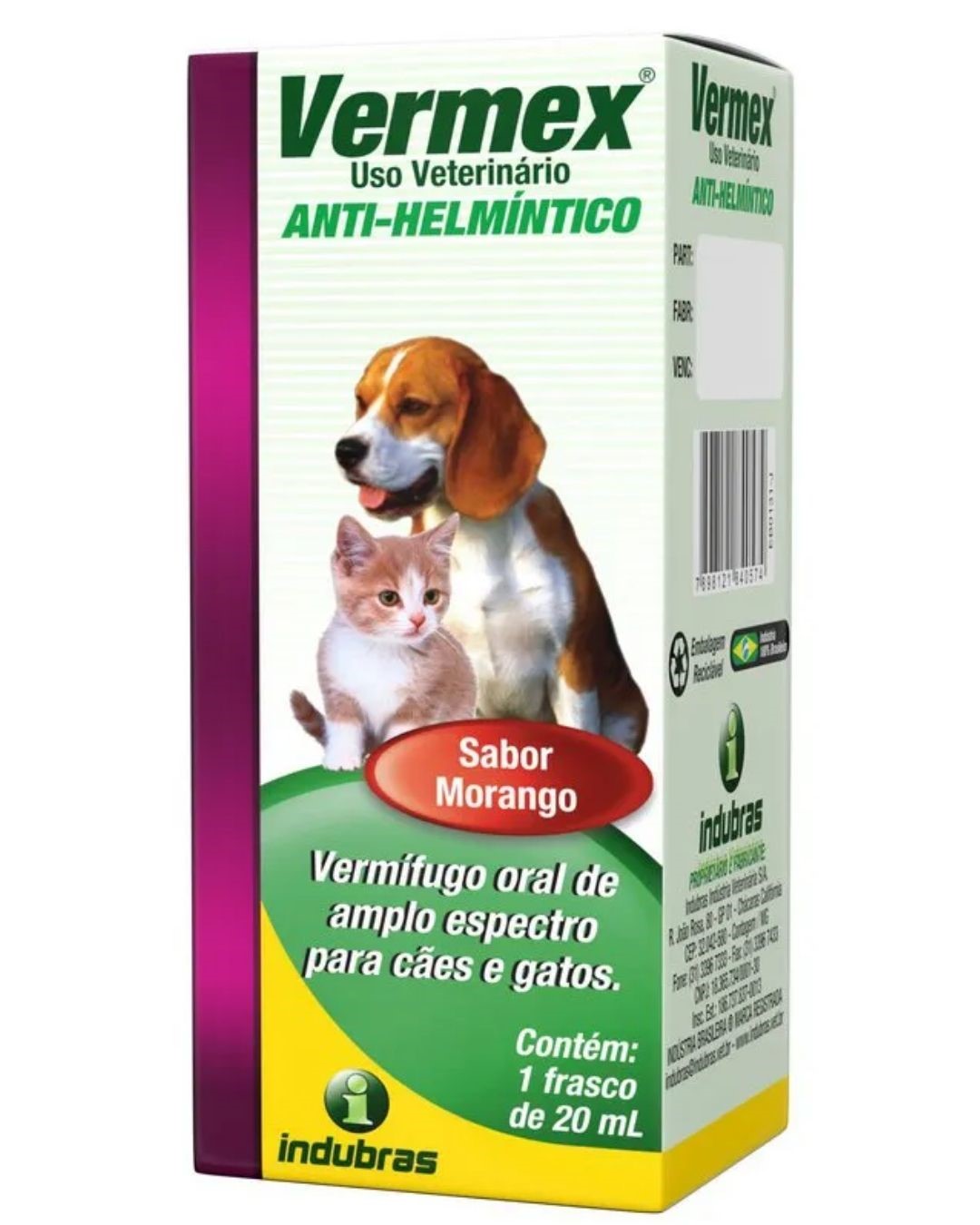 INDU VERMIFUGO VERMEX 20ML
