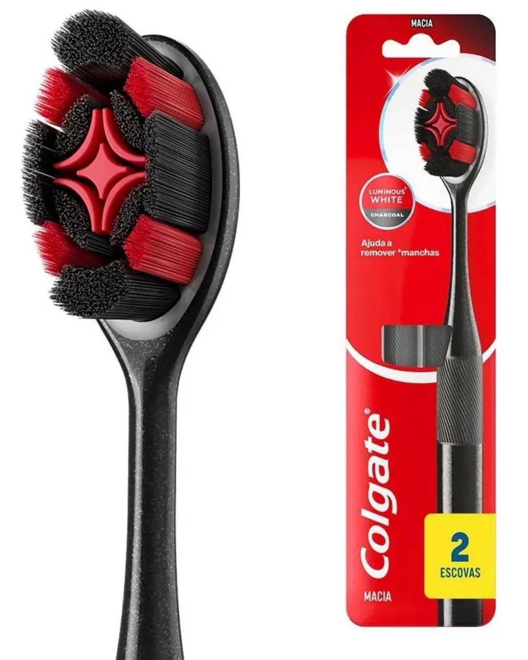 ESCOVA DENTAL COLGATE LUMINOUS WHITE 2UN