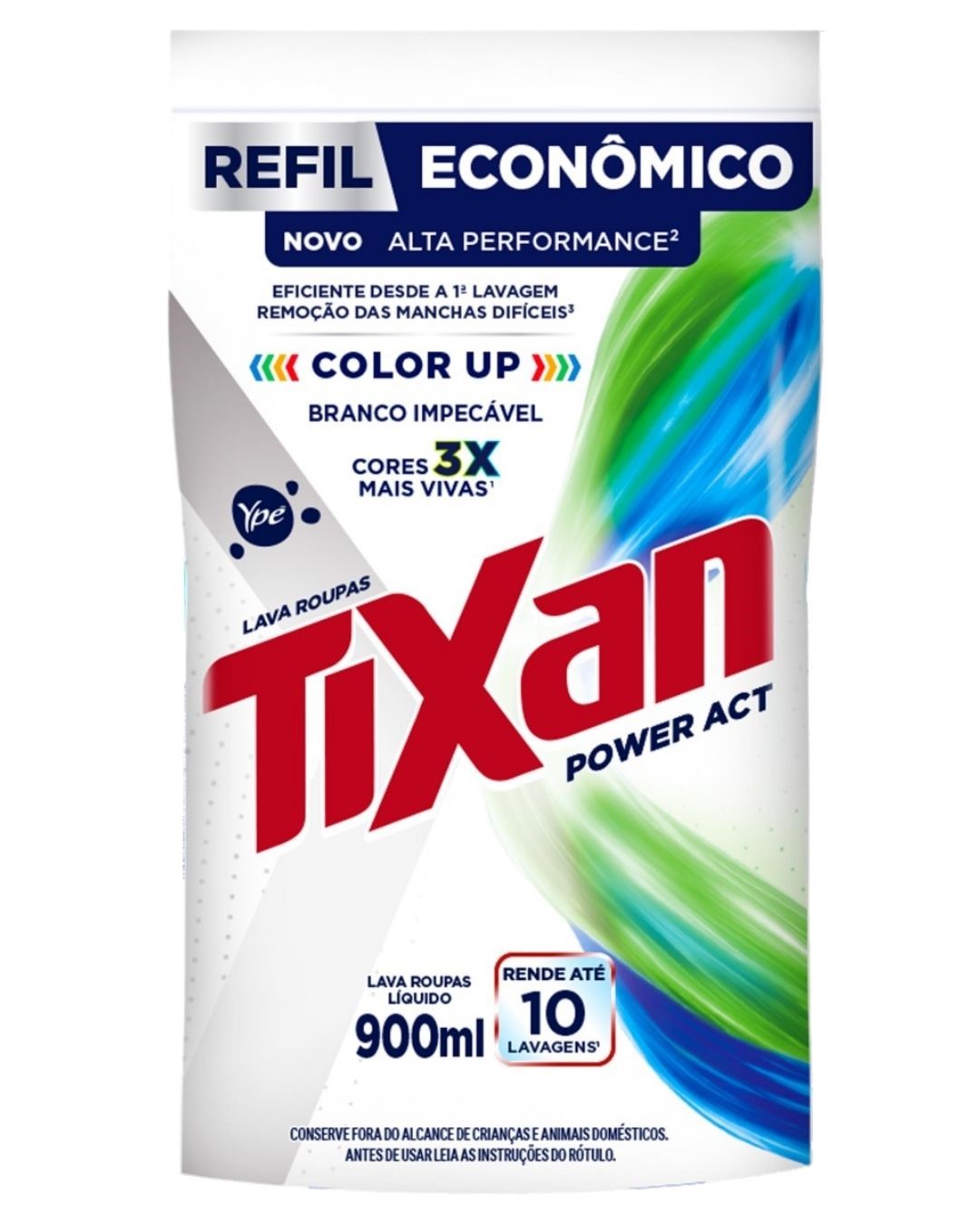 YPE LAVA ROUPAS TIXAN 900ML LQ POWER ACT