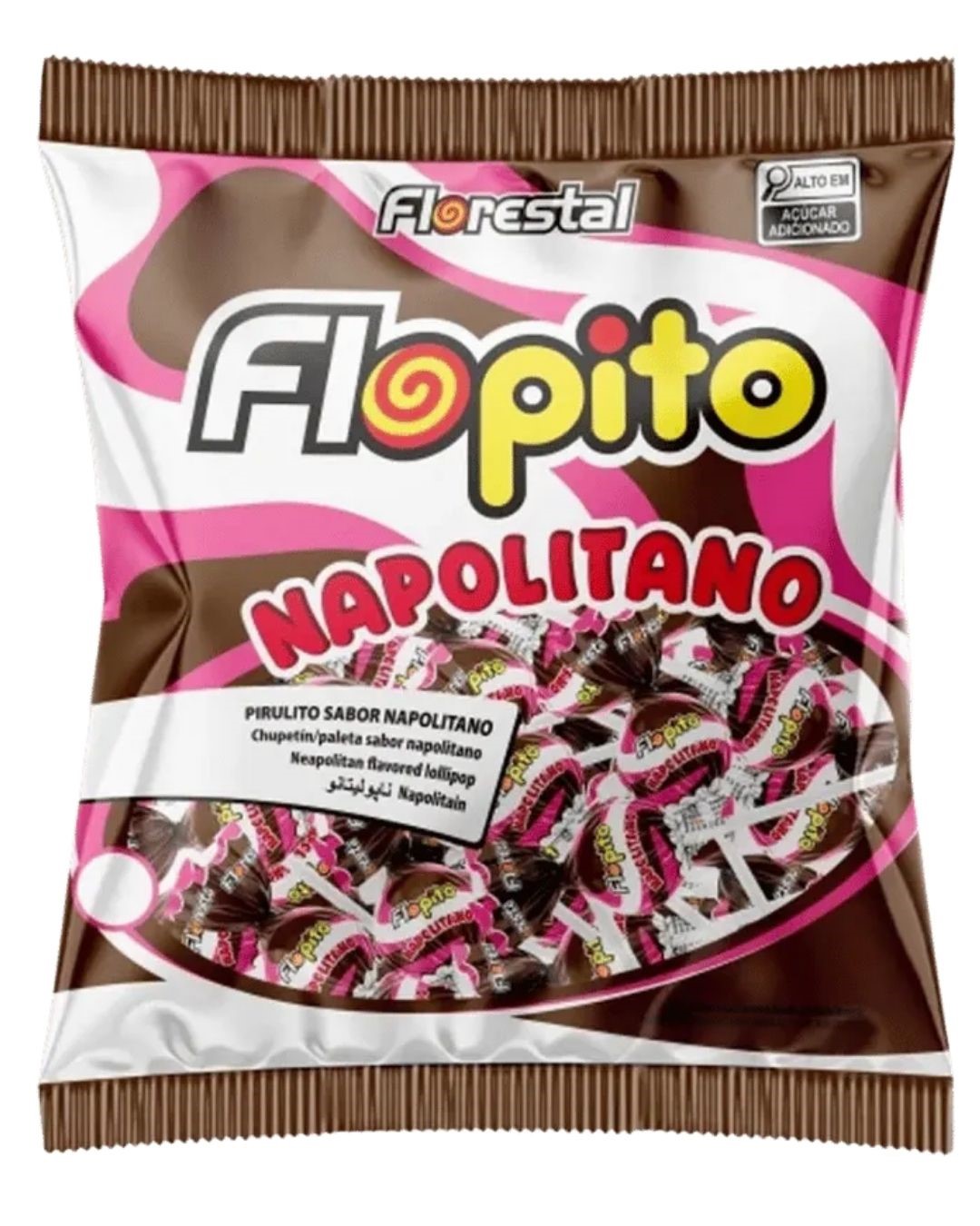 PIRULITO FLOPITO NAPOLITA FLORESTAL 500G