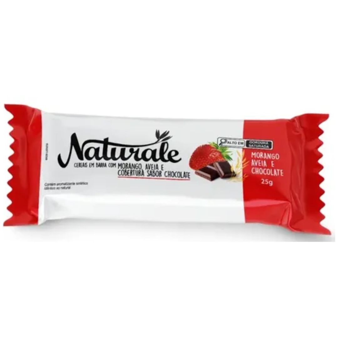 BARRA DE CEREAIS NATURALE MORANGO 25G