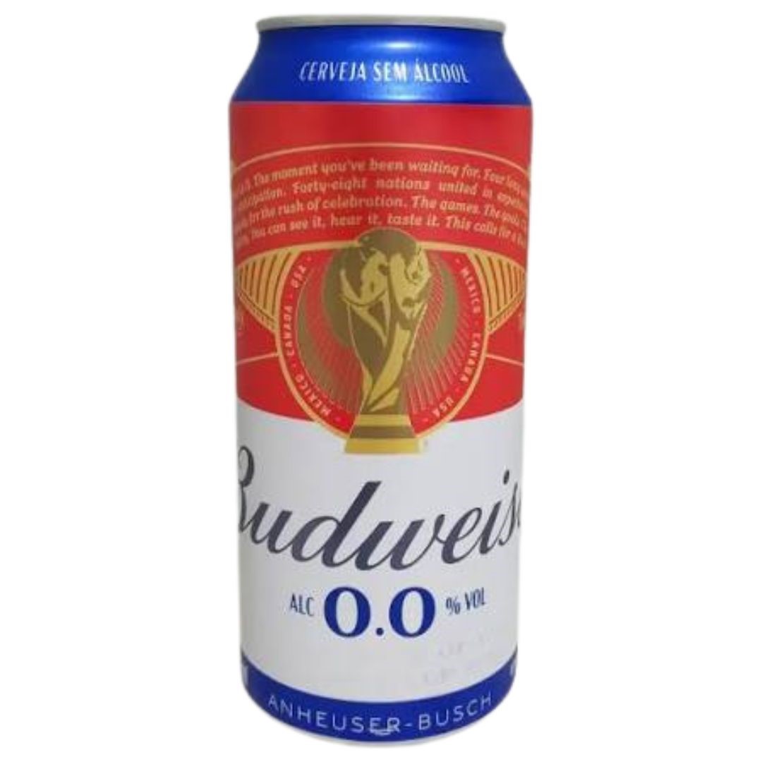 CERVEJA BUDWEISER ZERO LATAO 473ML