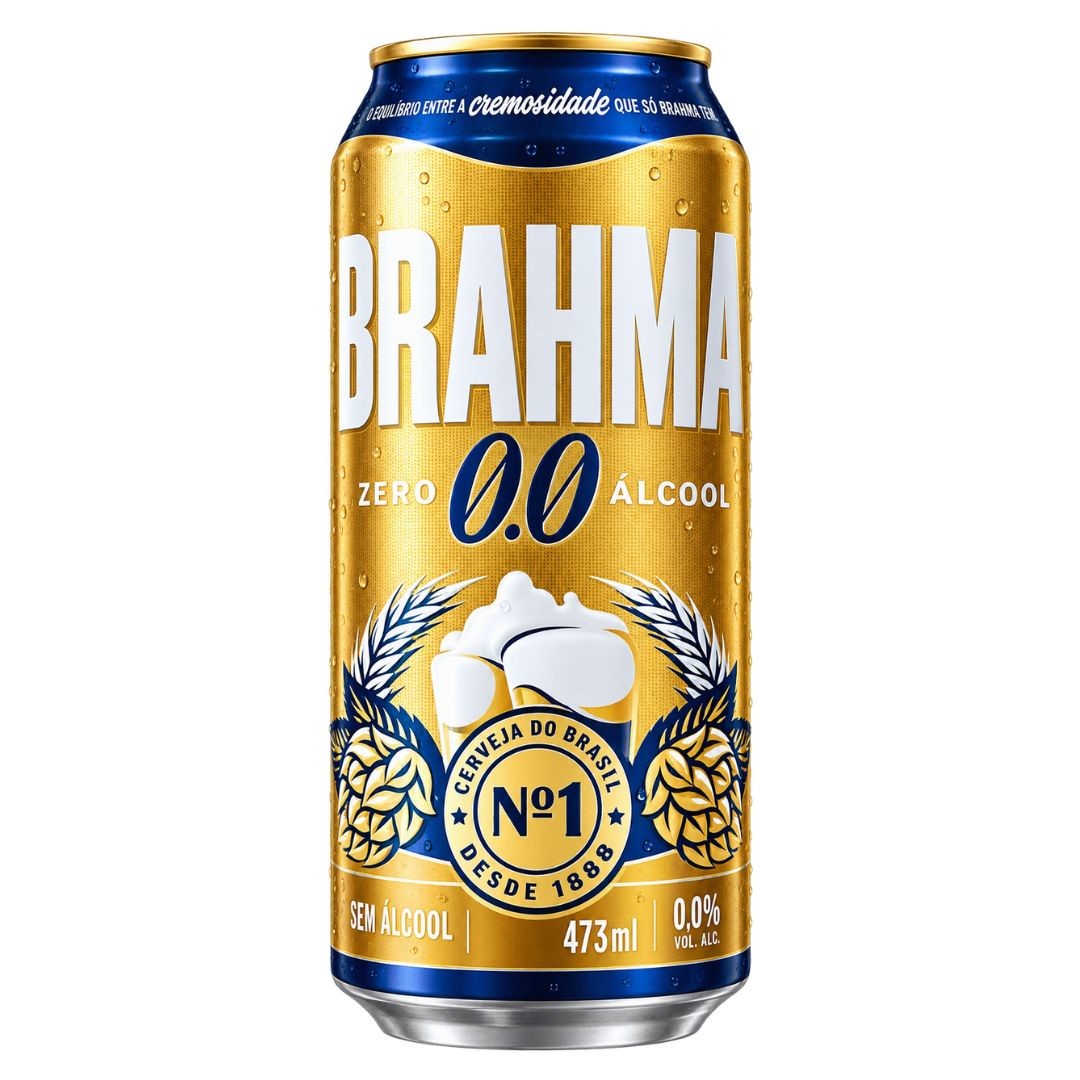 CERVEJA BRAHMA ZERO ALCOOL 473 ML