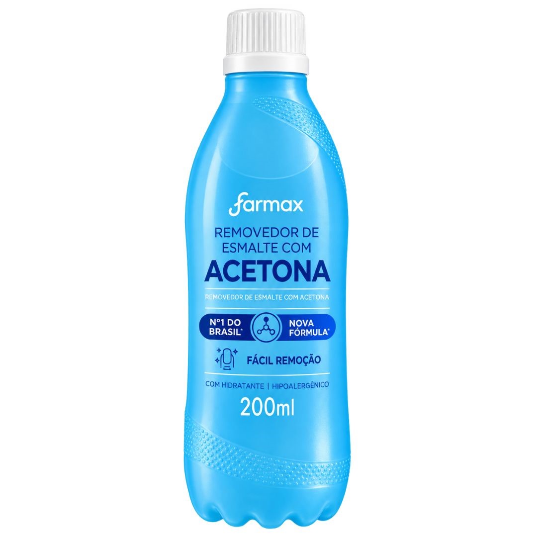 ACETONA 200 ML FARMAX REMOVEDOR