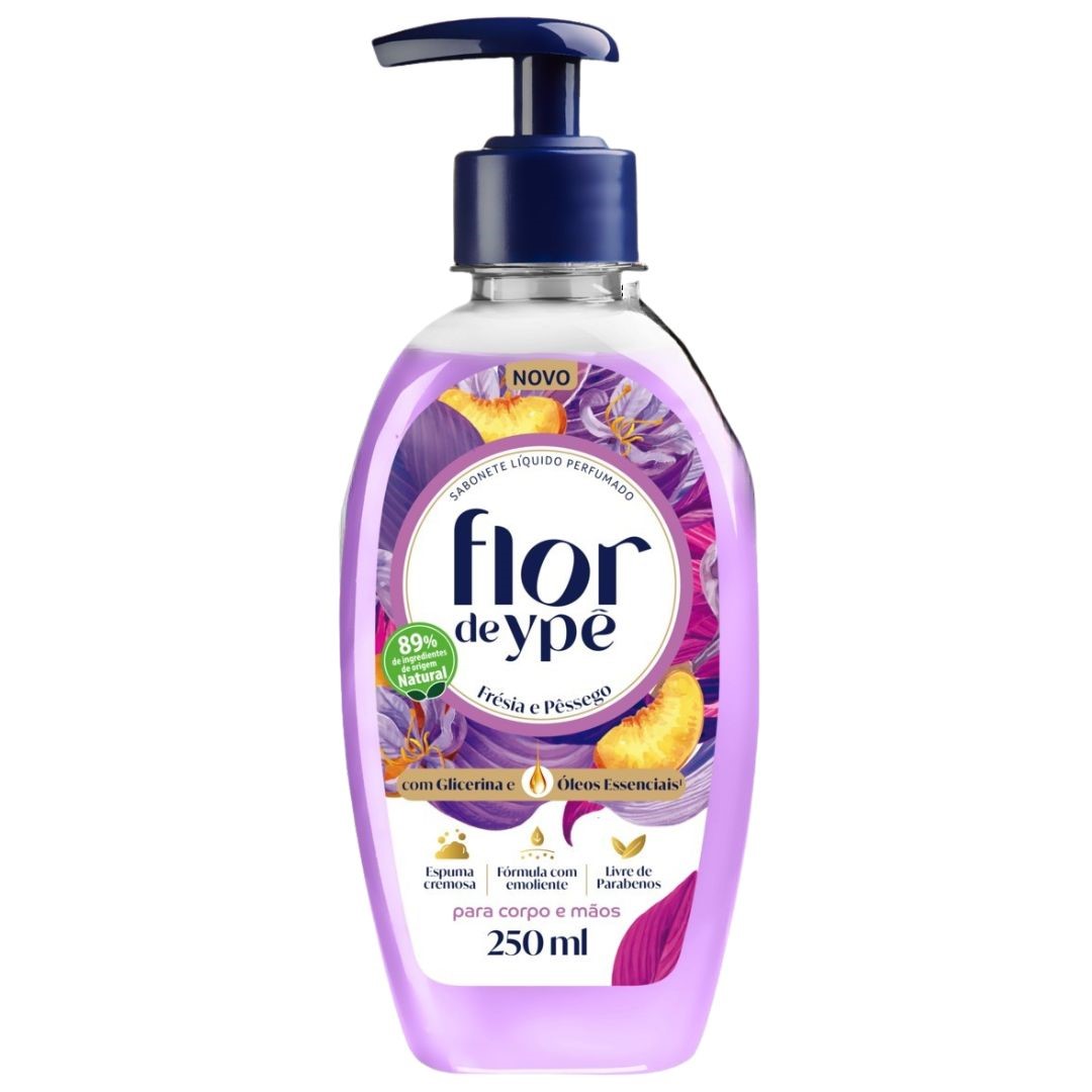 YPE SABONETE FLOR YPE 250ML LQ PESSEGO
