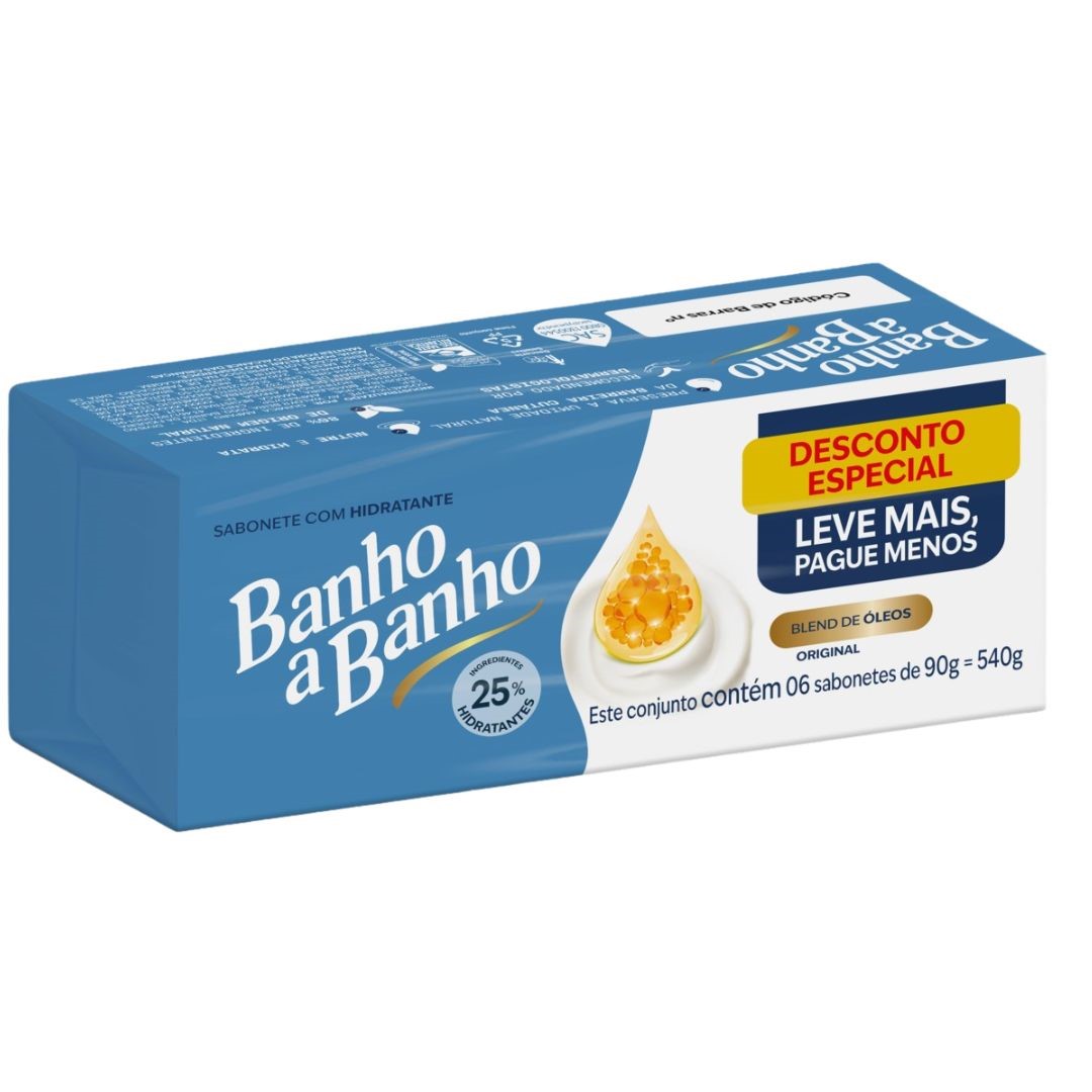 YPE SABONETE BANHO A BANHO 6X90G ORIGIN