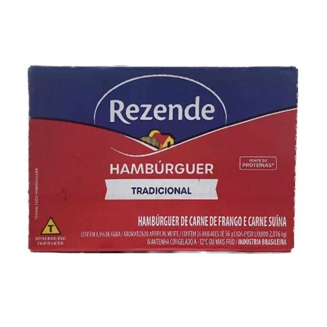 BIFE DE HAMBURGUER REZENDE 56G