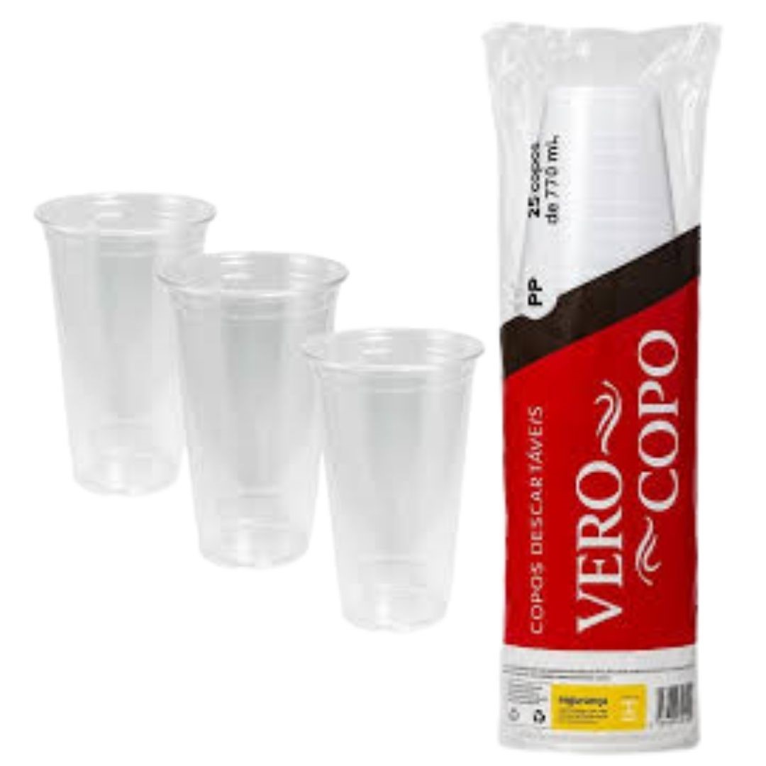 COPO DESC. VEROCOPO PP 770ML TRANSP 25UN