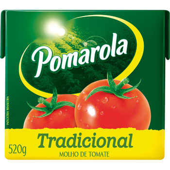 MOLHO TOMATE POMAROLA 520G TP TRAD