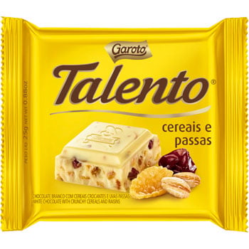 TALENTO GAROTO 25 G BRANCO