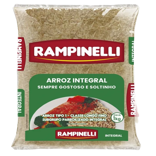 ARROZ TIPO 1 RAMPINELI 1KG PARB INTEGRAL