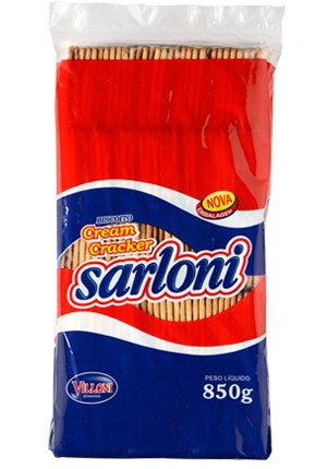BISCOITO SARLONI CREAM CRACKER 800 G