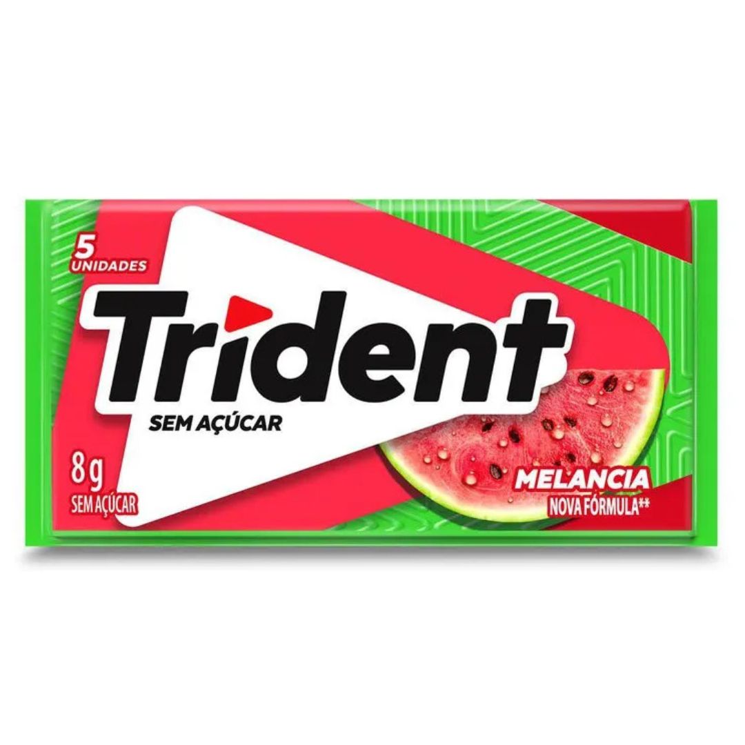 CHICLETE TRIDENT MELANCIA