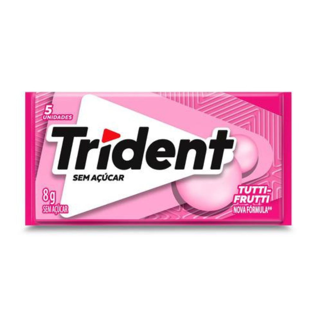 CHICLETE TRIDENT TUTTI FRUTTI