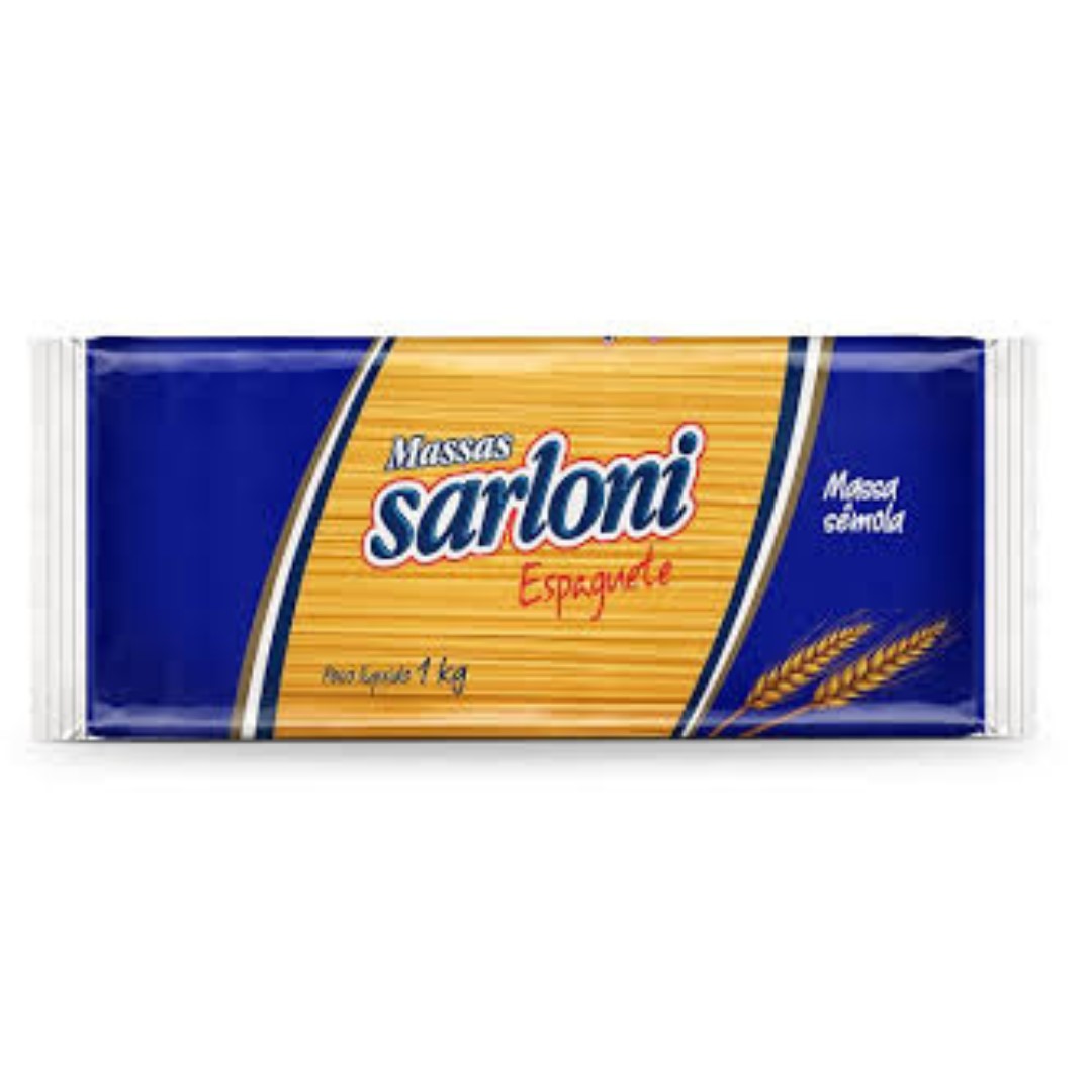 MACARRAO ESPAGUETE 1 KG SARLONI SEMOLA