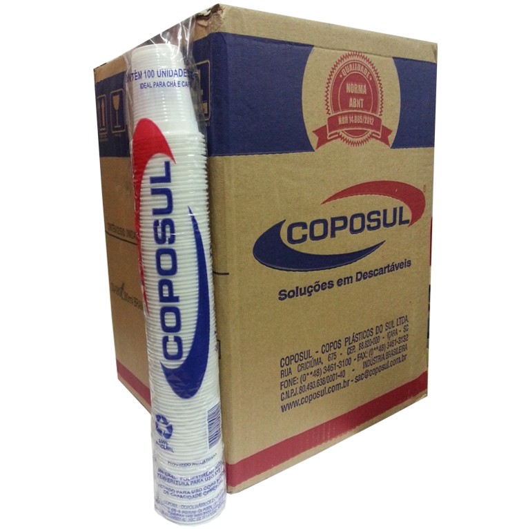 COPO DESC. 200 ML COPOSUL BRANCO
