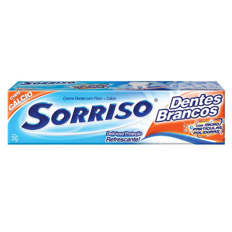 CREME DENTAL 50 G SORRISO DENTES BRANCOS
