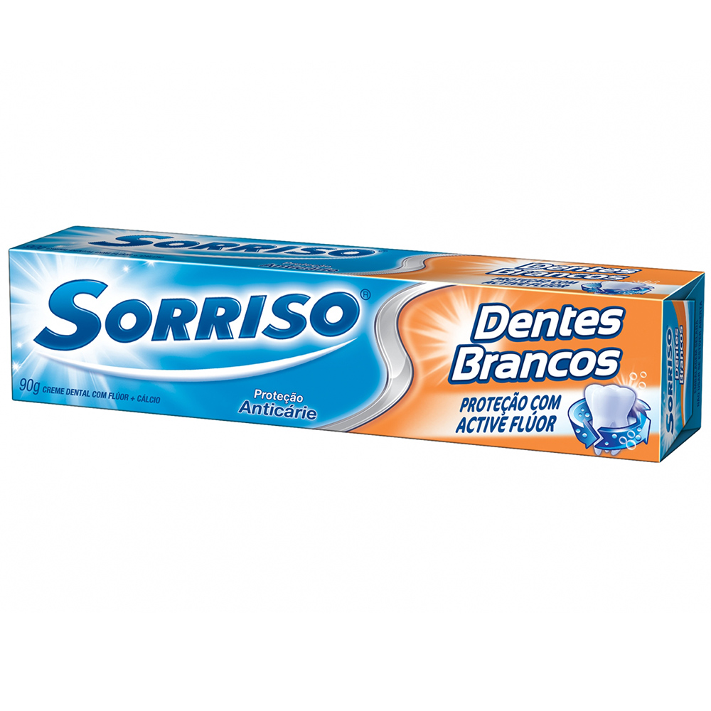 CREME DENTAL 90 G SORRISO DENTES BRANCOS