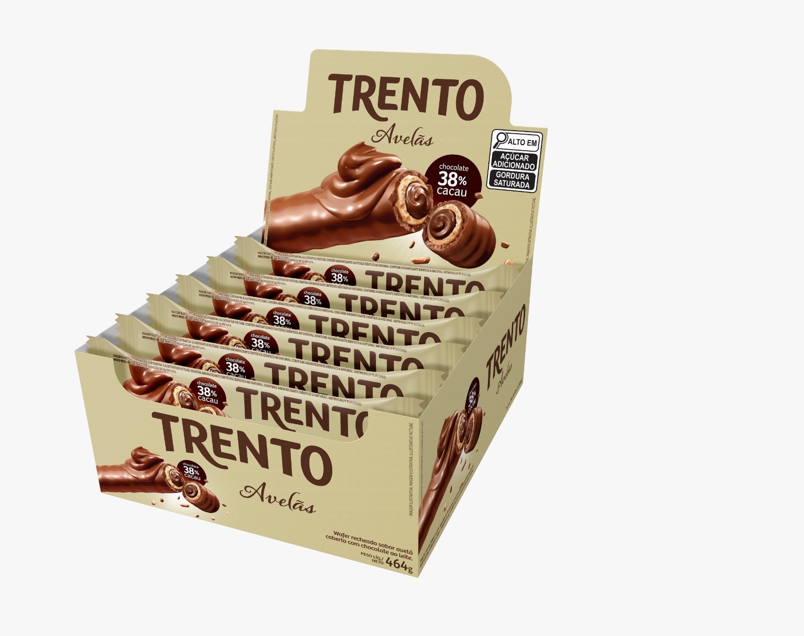 CHOC. TRENTO 29G CHOCOLATE C/ AVELA