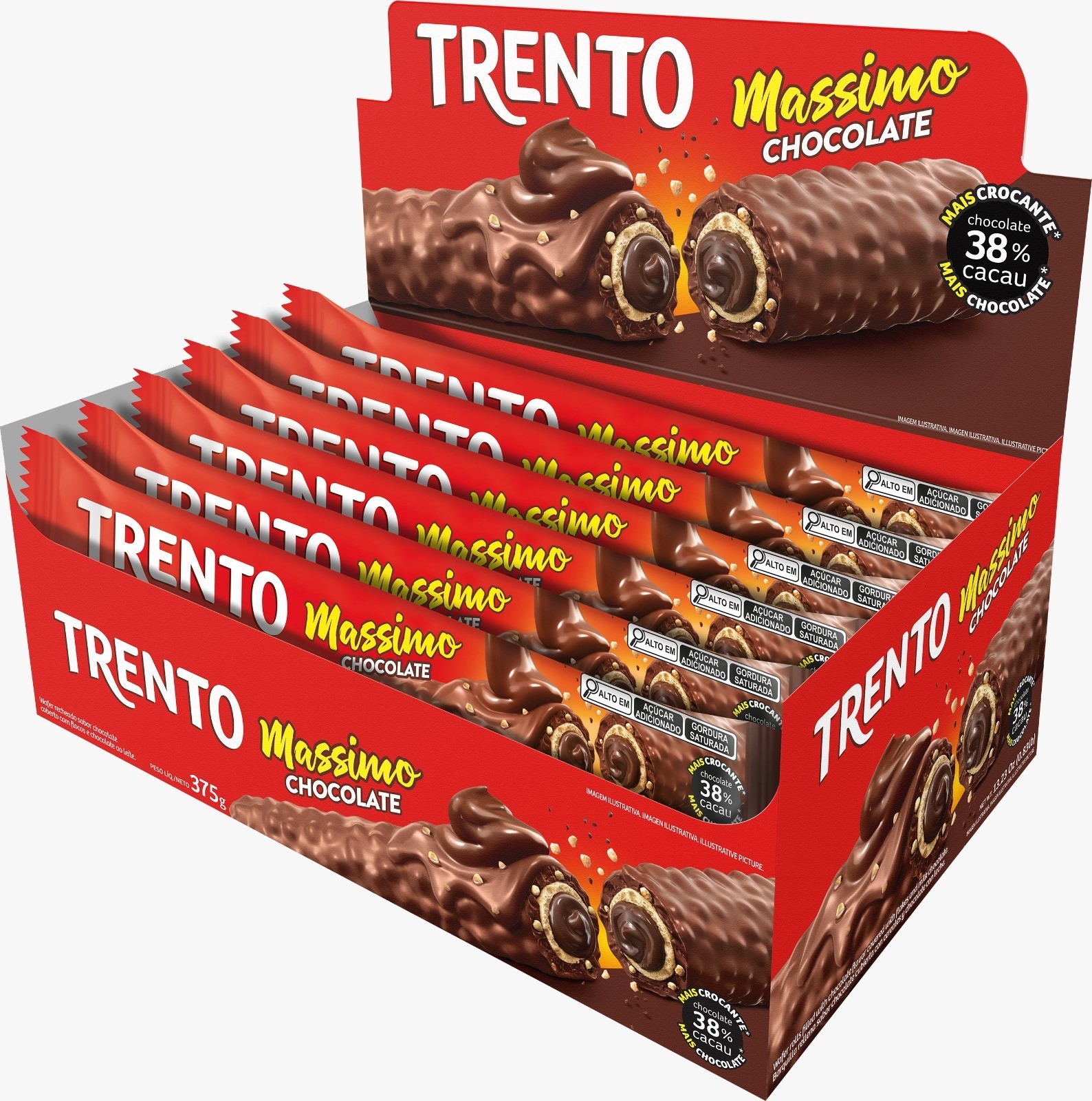 CHOC. TRENTO 25G MASSIMO CHOCOLATE