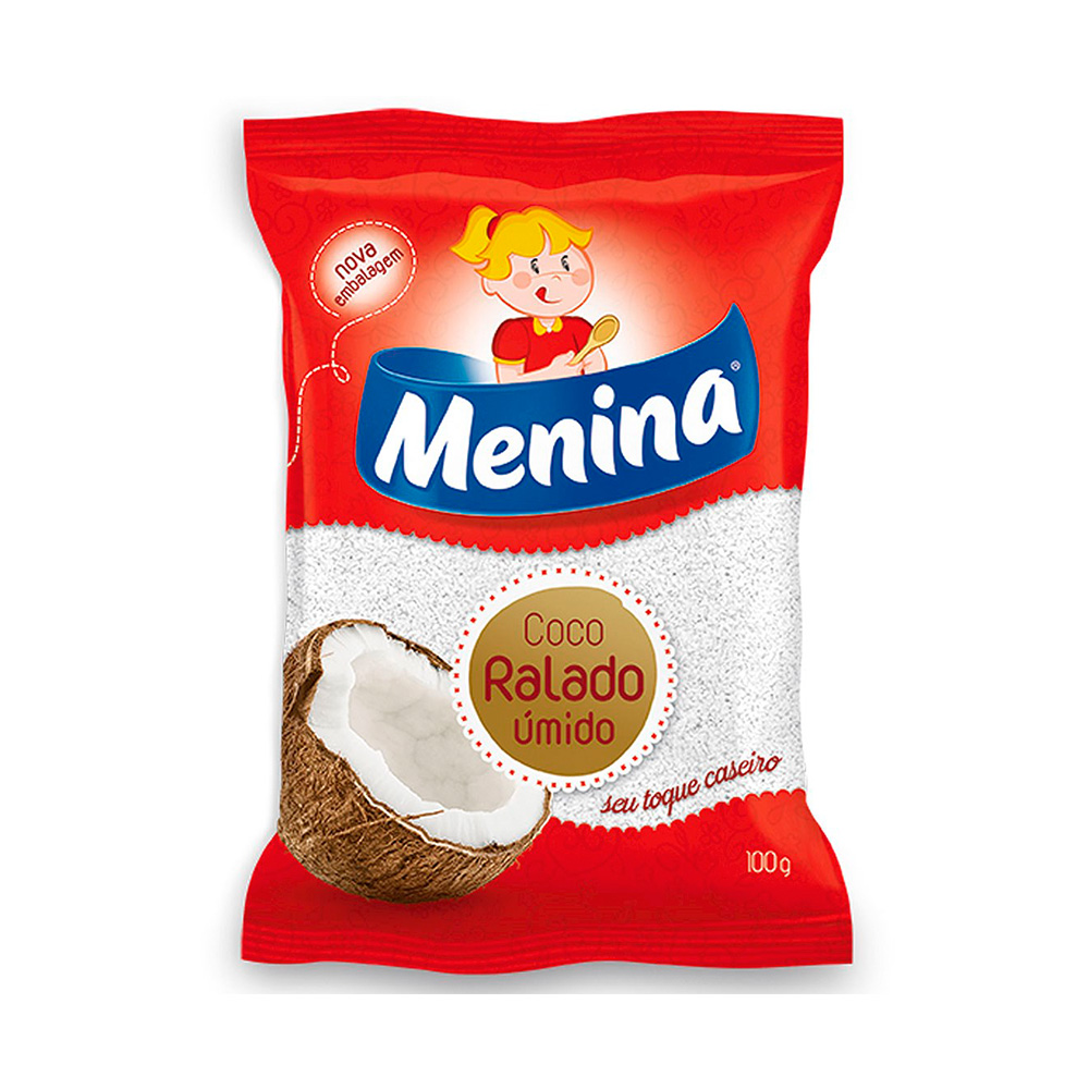 COCO RALADO MENINA ADOCADO UMIDO 100 G