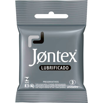 PRESERVATIVO JONTEX LUBRIFICADO 3 UND