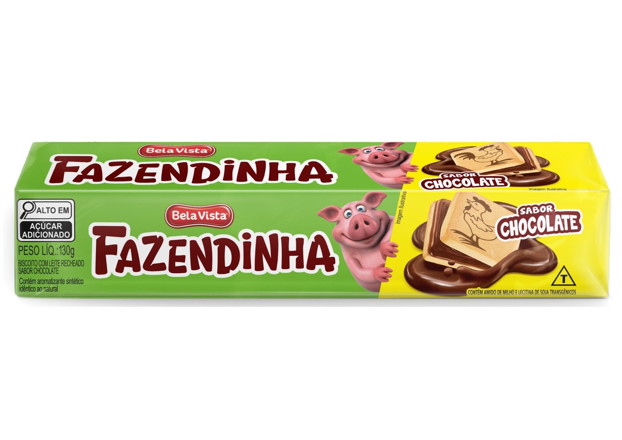 BV BISC FAZENDINHA RECH 130G CHOCO
